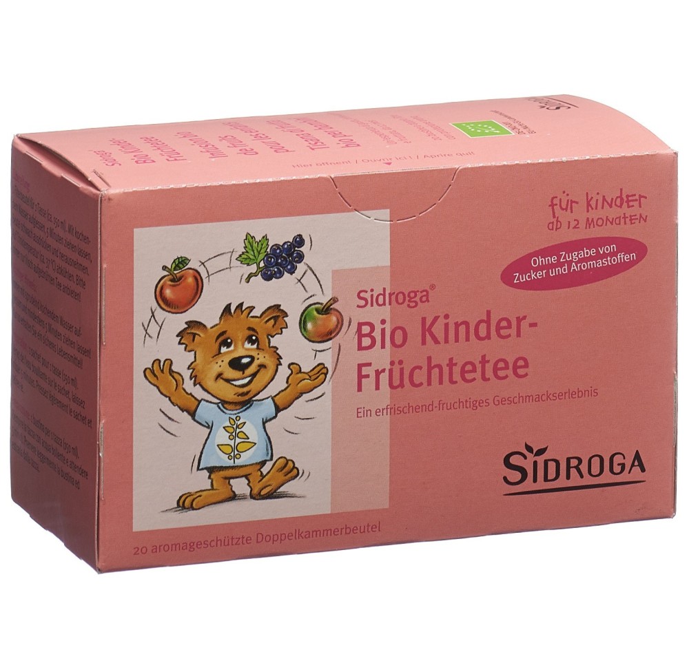 SIDROGA infusion bio fruits p enfant 20 sach 1.5 g