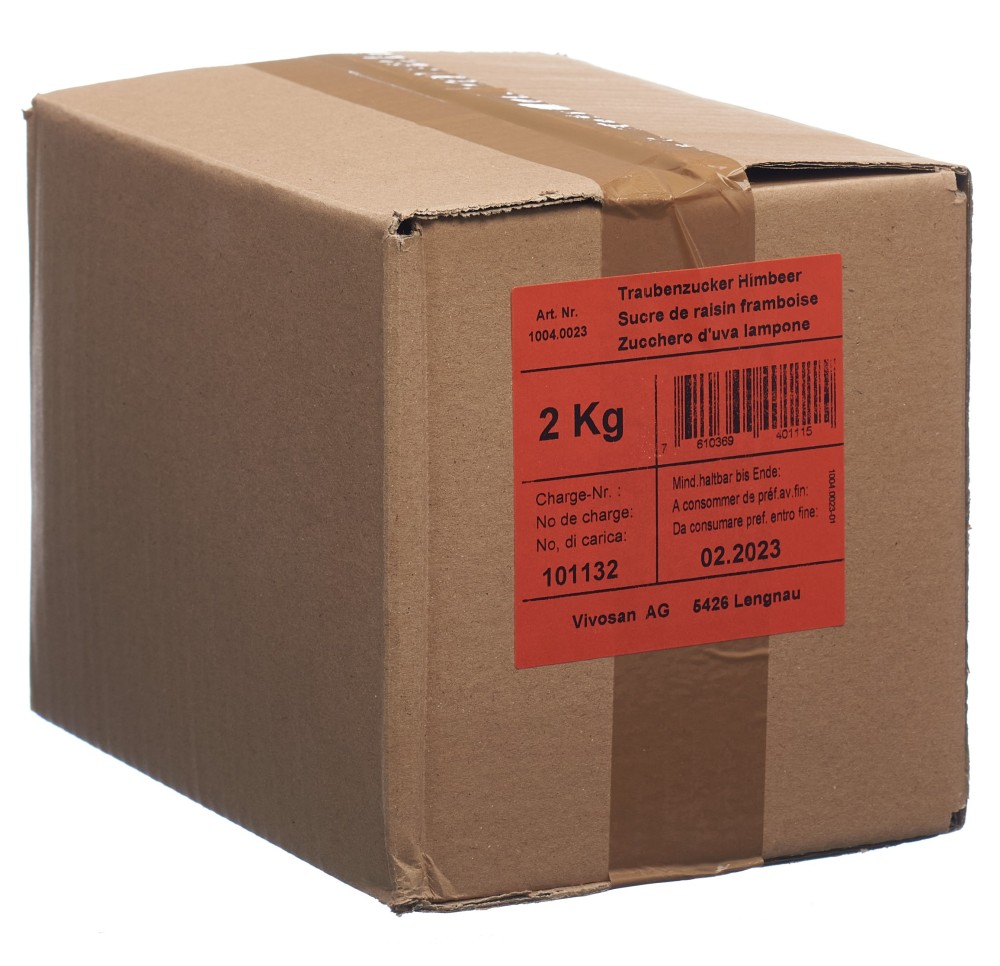 VIVOSAN sucre raisin framboise 2 kg