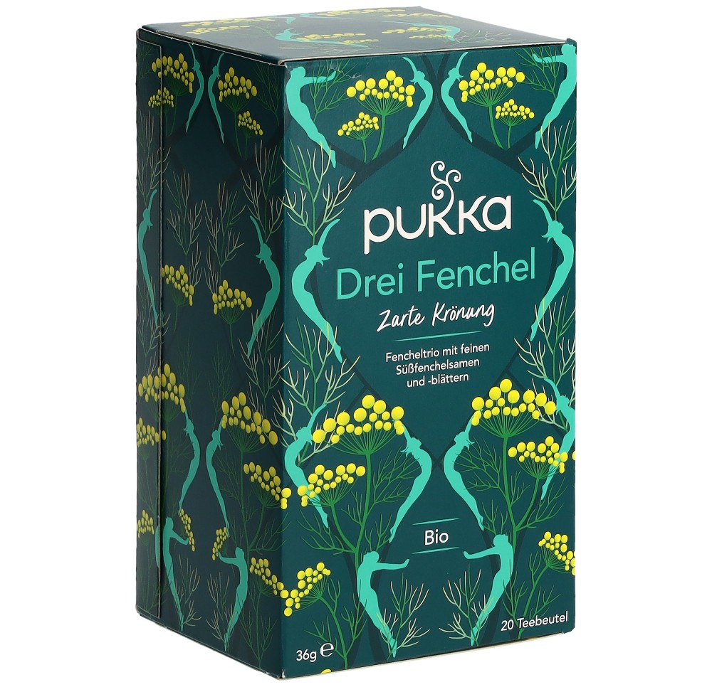 PUKKA Drei Fenchel thé bio sach 20 pce