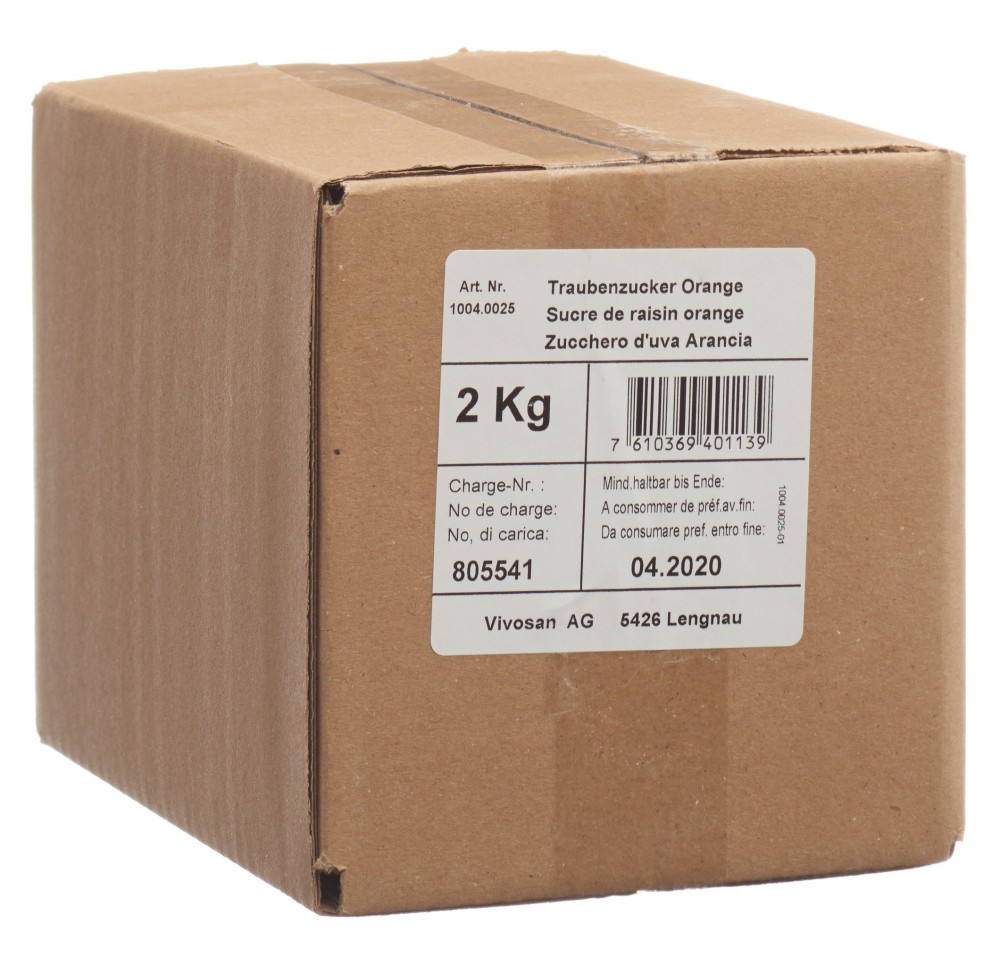 VIVOSAN sucre raisin orange 2 kg