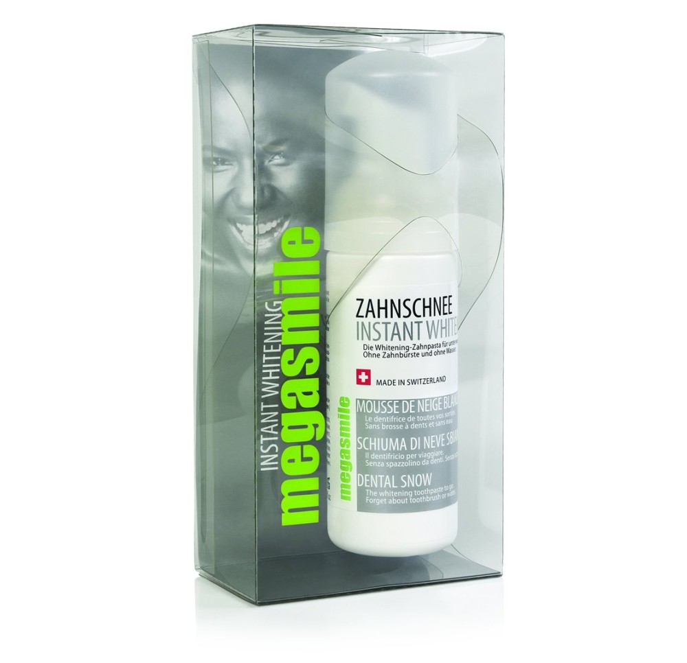 MEGASMILE mousse neige dentaire Instant Whit 50 ml