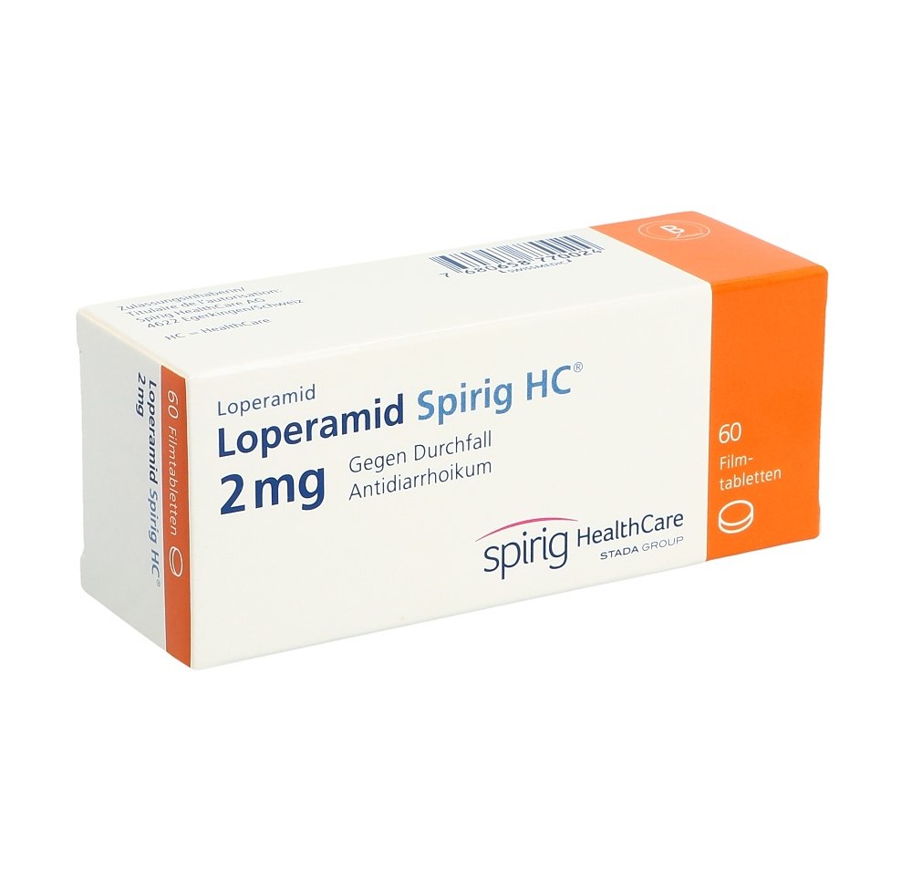 LOPERAMIDE Spirig HC cpr pell 2 mg 60 pce