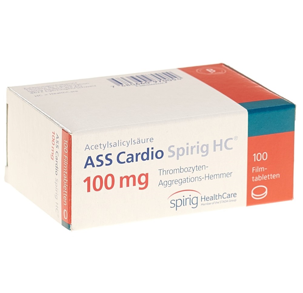ASS CARDIO Spirig HC cpr pell 100 mg 100 pce