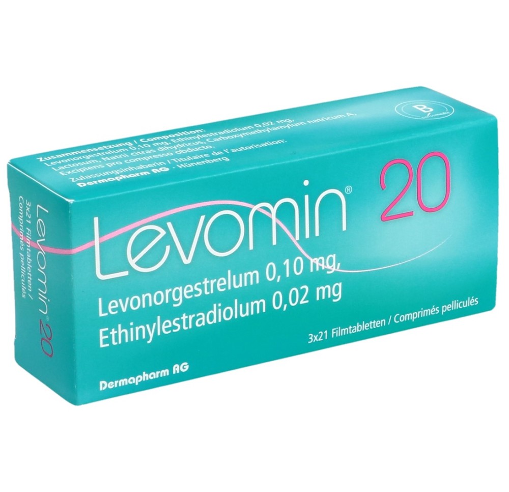LEVOMIN 20 cpr pell 3 x 21 pce