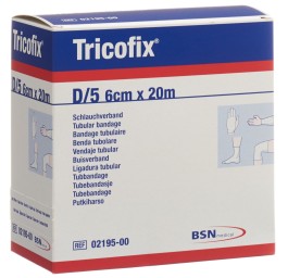 TRICOFIX bandage tubulaire GrD 5-6cm/20m