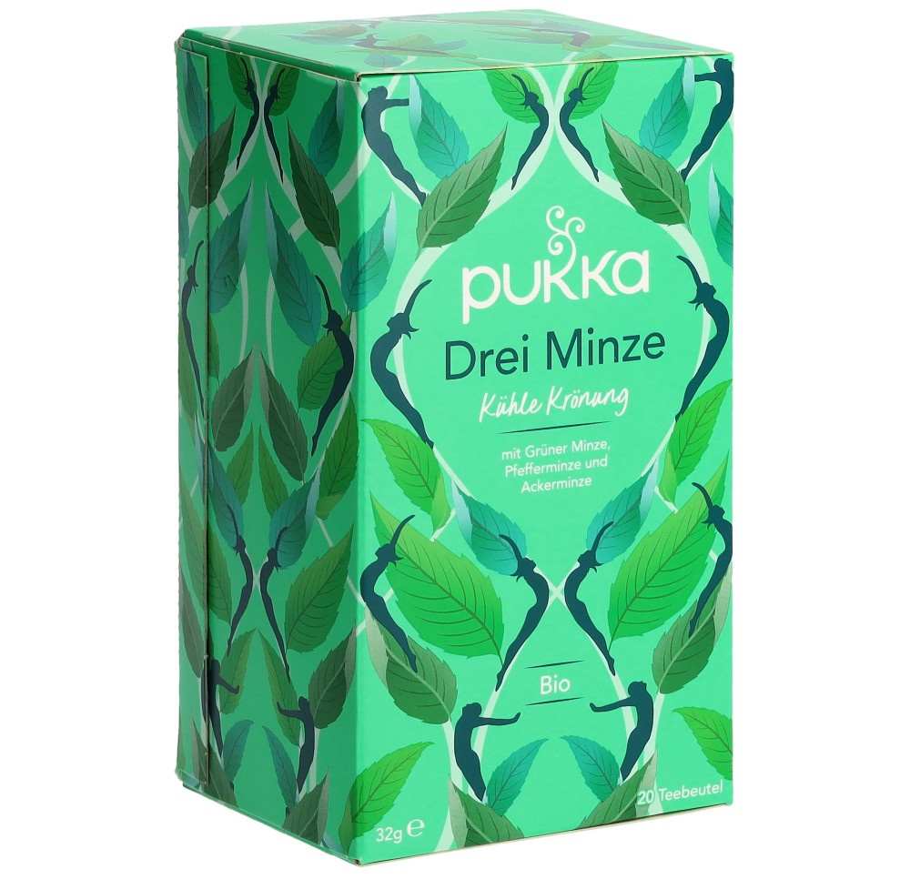 PUKKA Drei Minze thé bio sach 20 pce