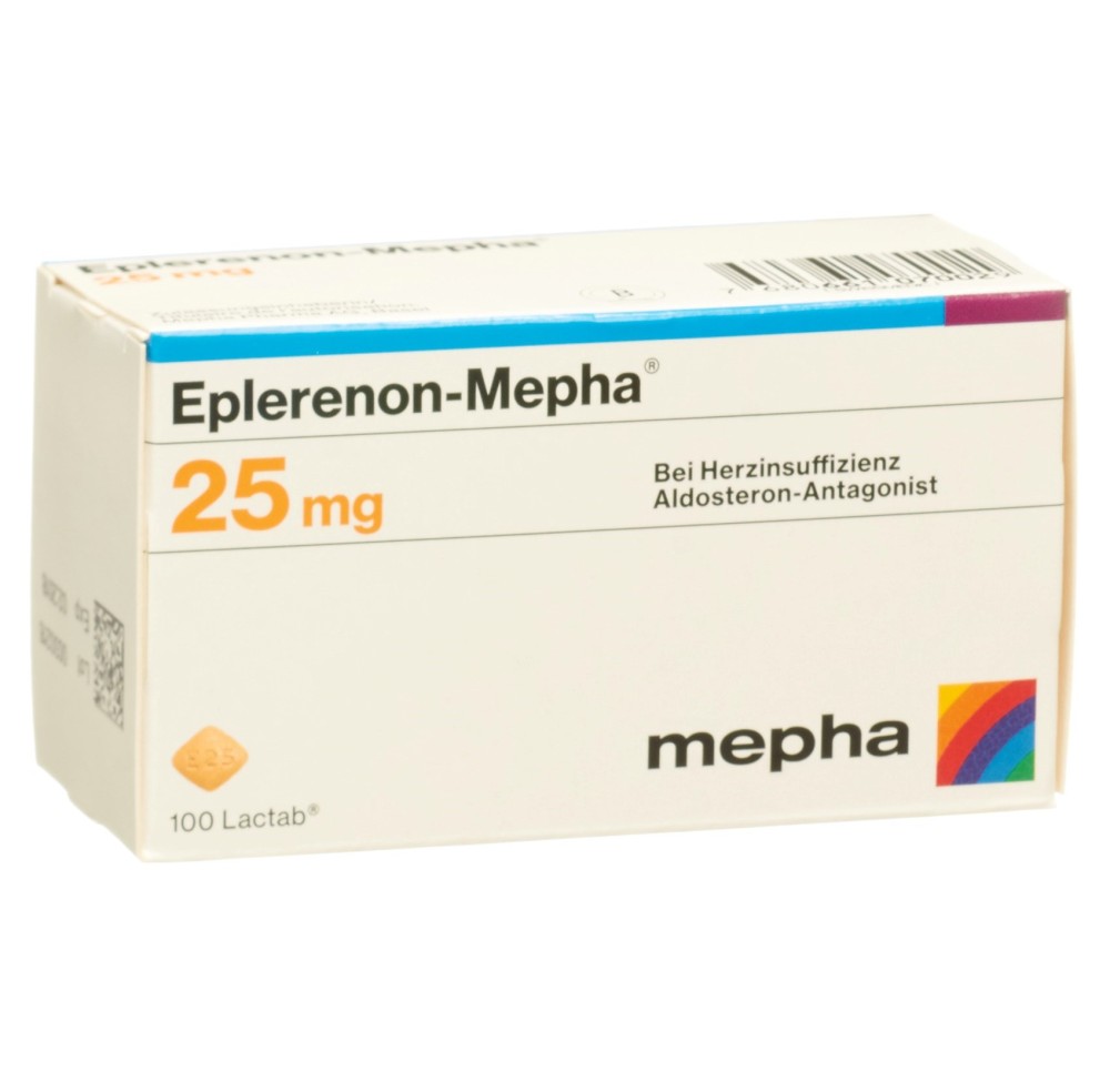 EPLERENON Mepha cpr pell 25 mg 100 pce