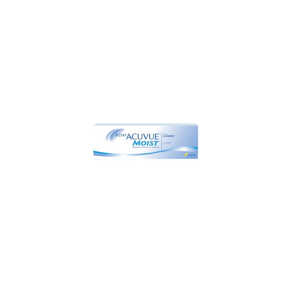 1-DAY ACUVUE moist jour -3.50dpt BC 9.00 180 pce