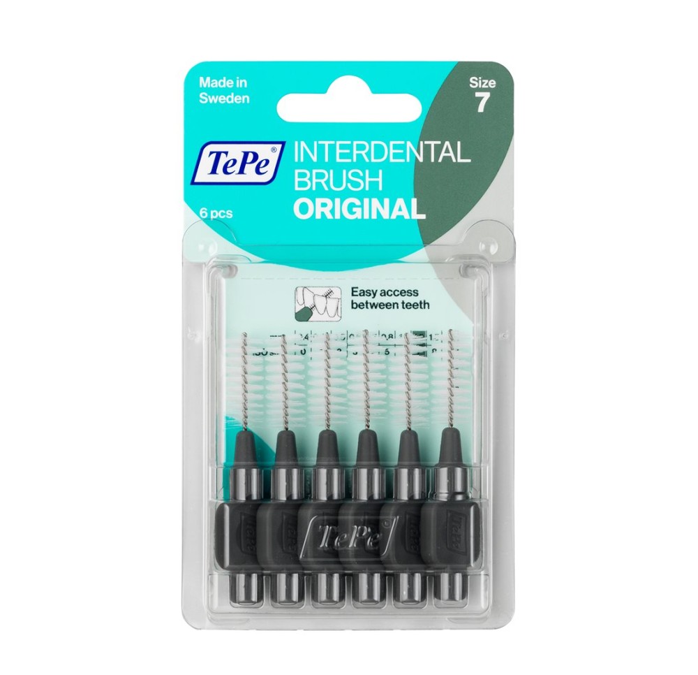 TEPE Interdental Brush 1.3mm gris 6 pce
