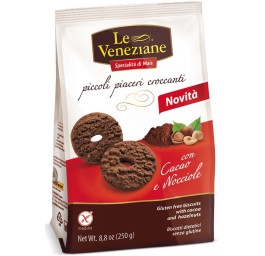 LE VENEZIANE Biscuits cacao noisett s gluten 250 g