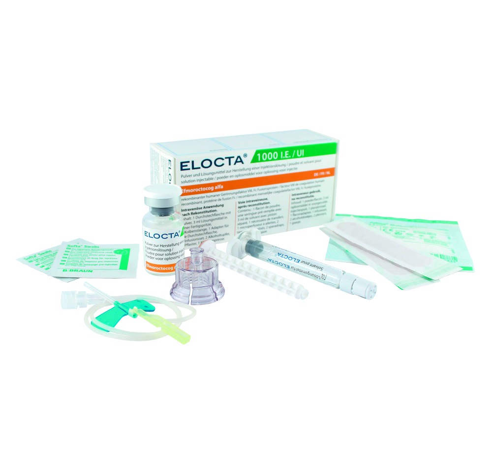 ELOCTA subst sèche 1000 UI c solv flac