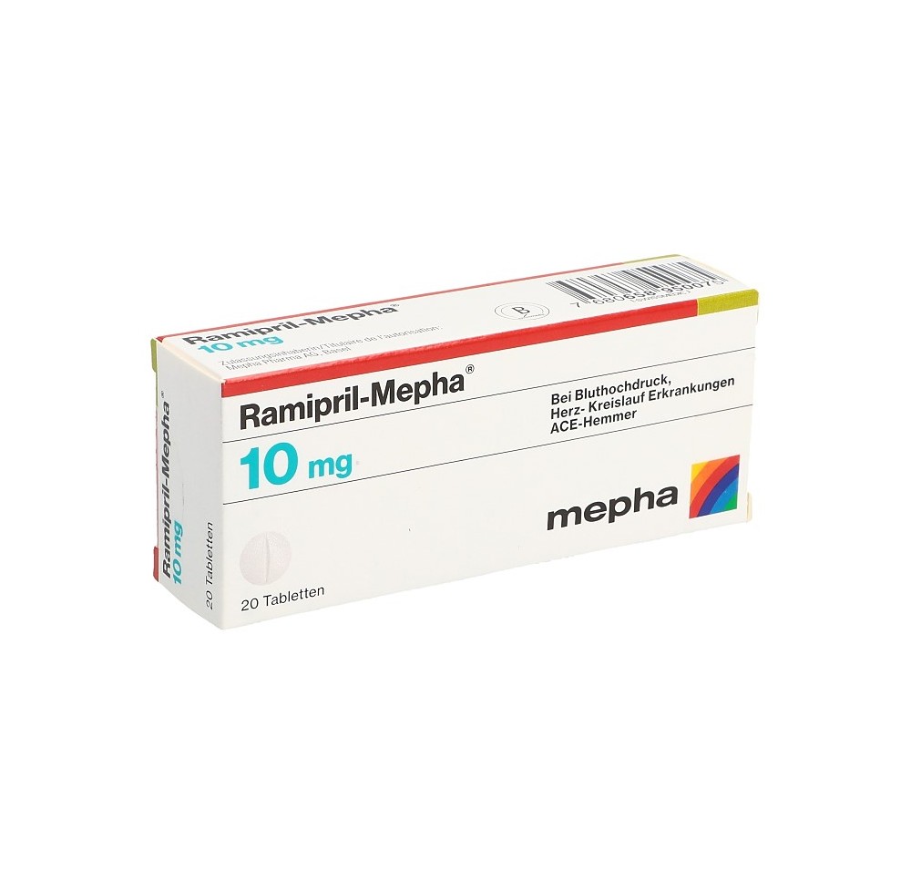RAMIPRIL Mepha cpr 10 mg 20 pce