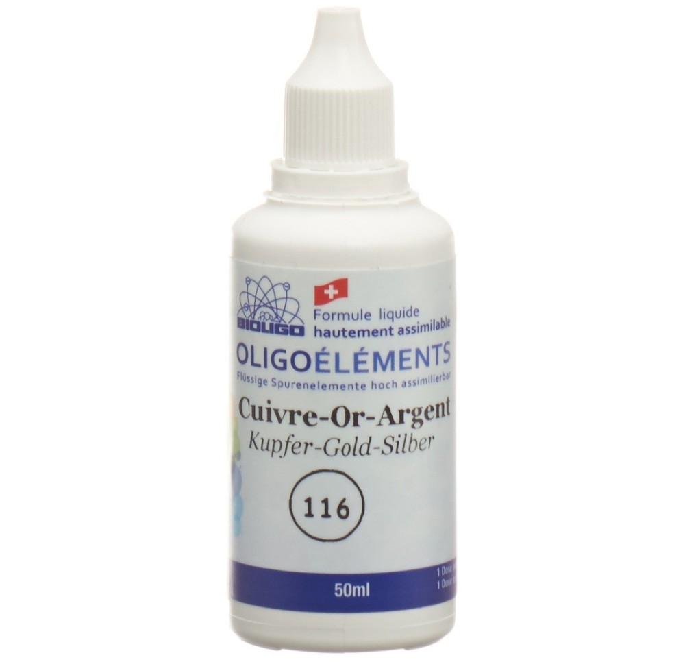 BIOLIGO cuivre or argent (116) fl 50 ml