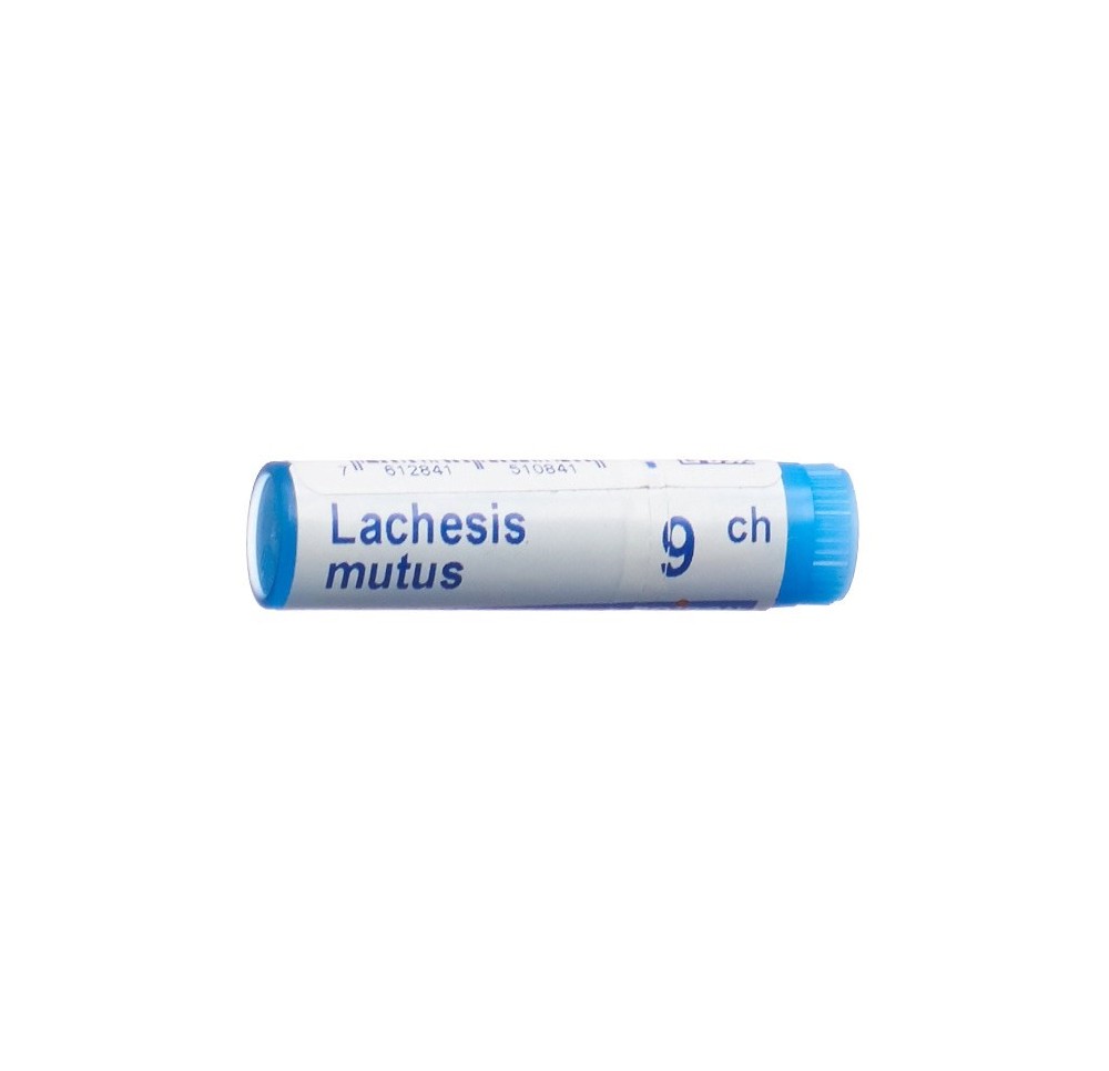 BOIRON lachesis mutus glob 9 CH 1 dos
