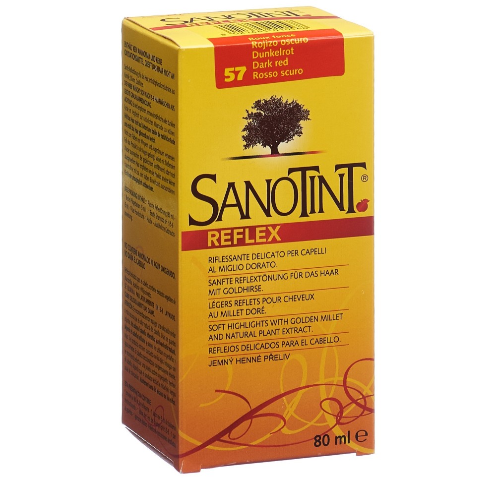 SANOTINT Reflex coloration cheveux 57 rouge foncé