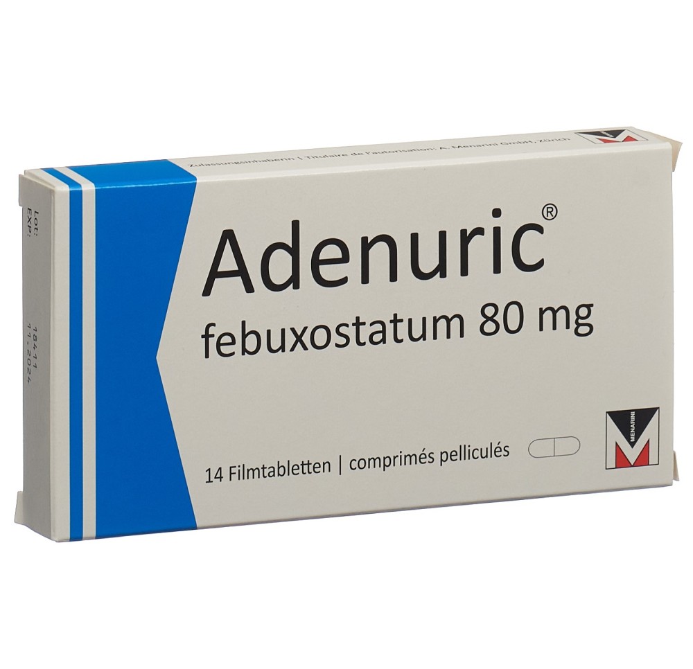 ADENURIC cpr pell 80 mg 14 pce