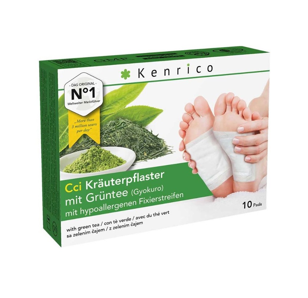 KENRICO emplâtre végétal thé-vert 10 pce