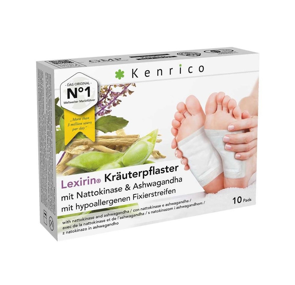 KENRICO emplâtre végétal Nattokinase Ashwag 10 pce