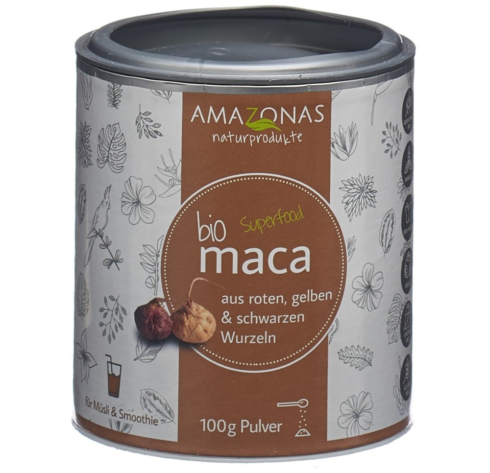 AMAZONAS maca bio poudre 100 % pur bte 100 g