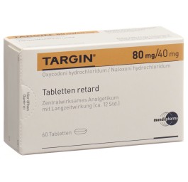 TARGIN cpr ret 80 mg/40 mg 60 pce