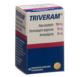TRIVERAM cpr pell 10/5/5mg bte 30 pce
