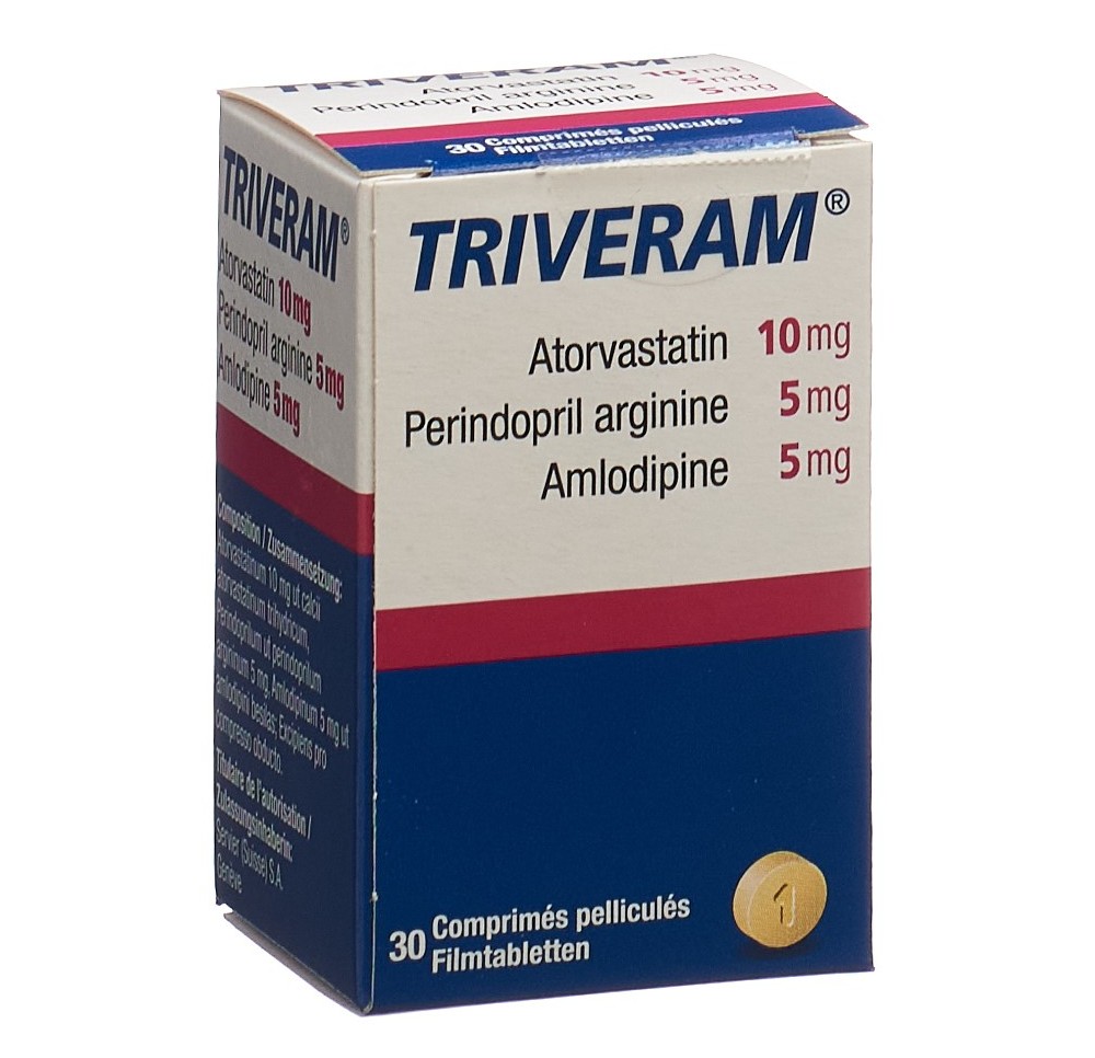 TRIVERAM cpr pell 10/5/5mg bte 30 pce