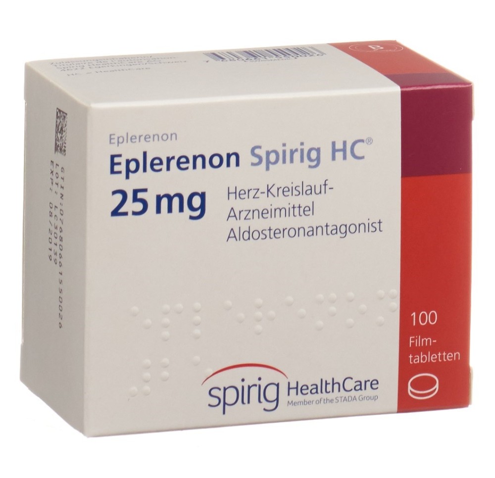 EPLERENONE Spirig HC cpr pell 25 mg 100 pce