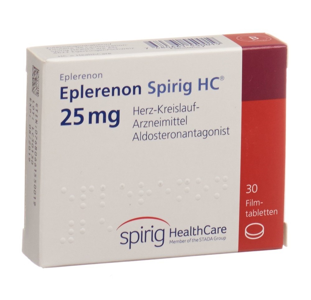 EPLERENONE Spirig HC cpr pell 25 mg 30 pce
