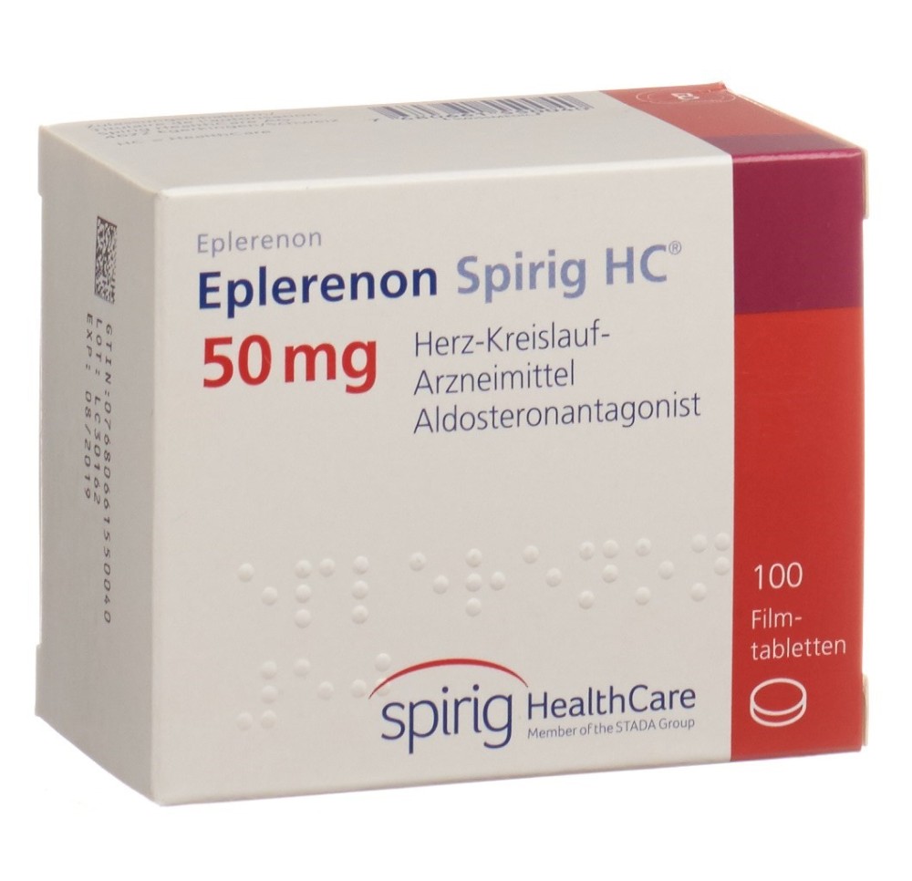 EPLERENONE Spirig HC cpr pell 50 mg 100 pce