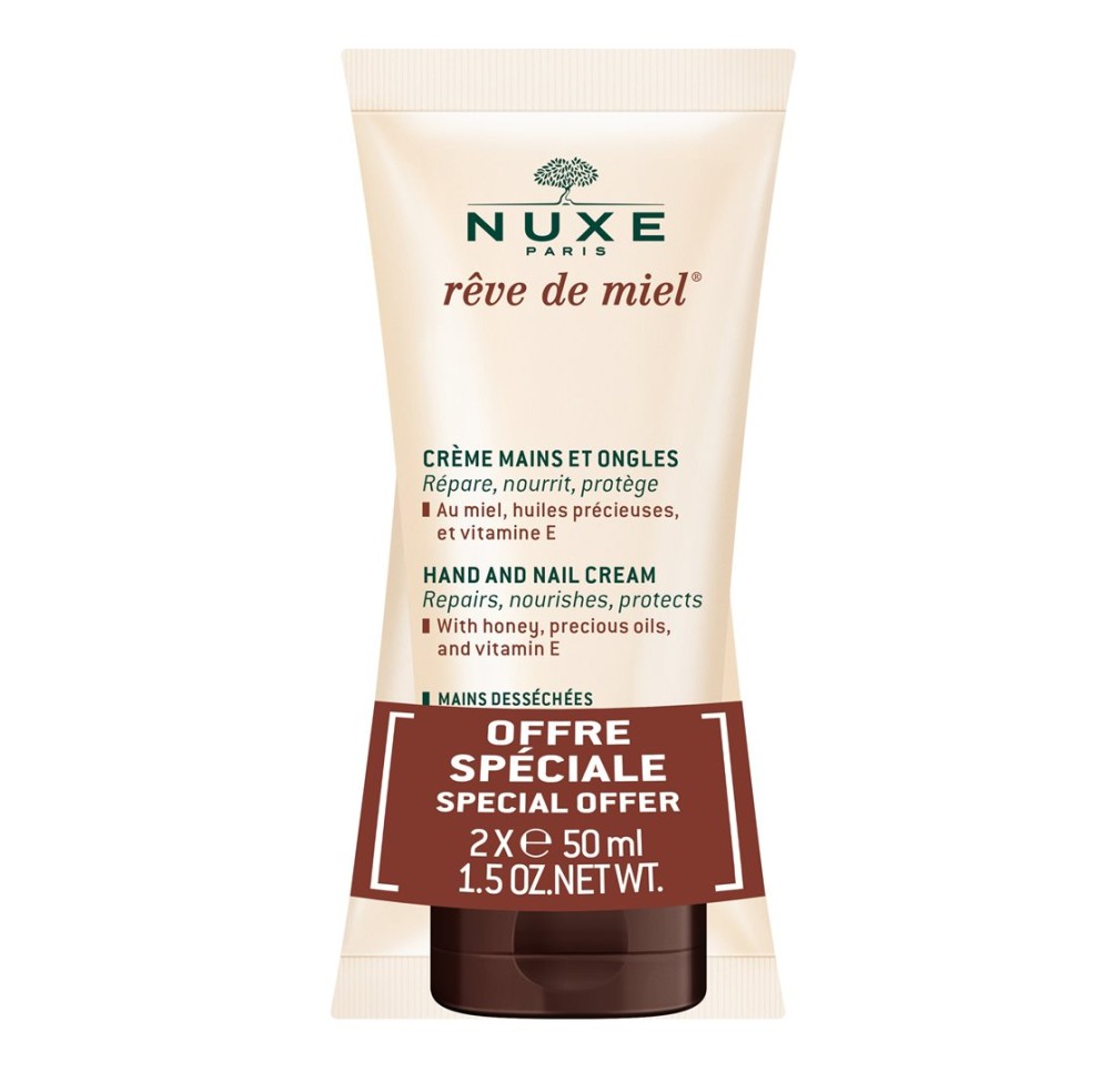 NUXE Rêve de Miel Duo Cremes Mains 2 x 50 ml