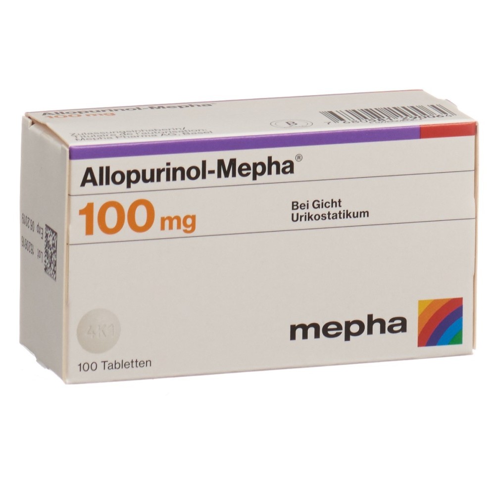 ALLOPURINOL Mepha cpr 100 mg 100 pce