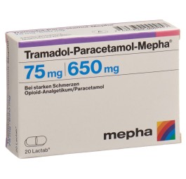 TRAMADOL-PARACETAMOL Mepha 75/650 mg 20 pce