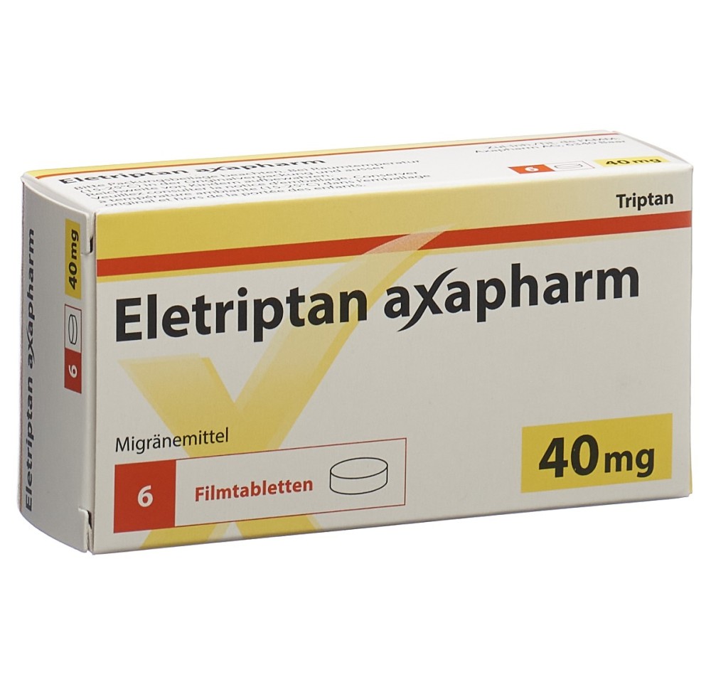 ELETRIPTAN Axapharm cpr pell 40 mg 6 pce