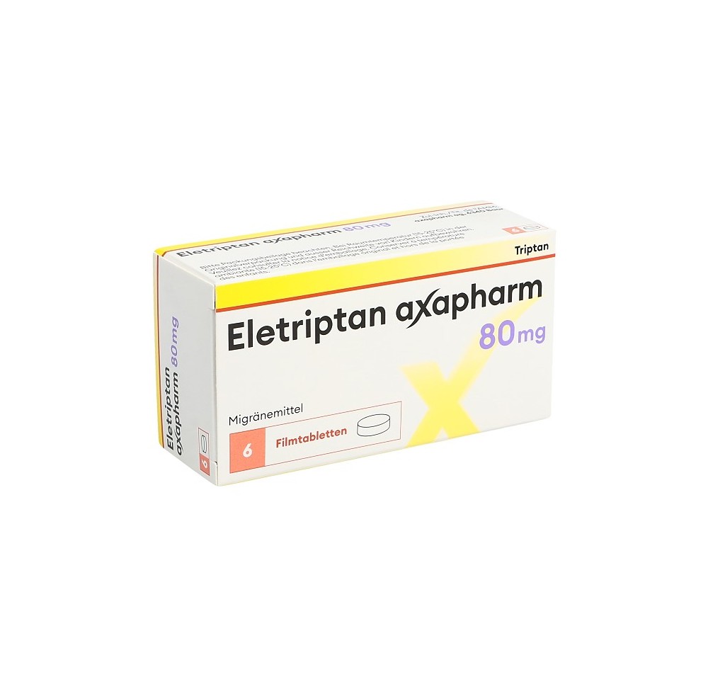 ELETRIPTAN Axapharm cpr pell 80 mg 6 pce