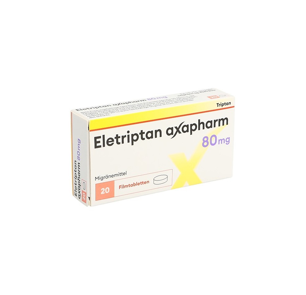 ELETRIPTAN Axapharm cpr pell 80 mg 20 pce