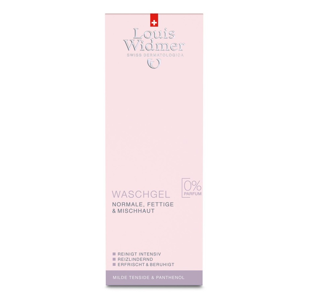 WIDMER gel nettoyant visage s parf 125 ml