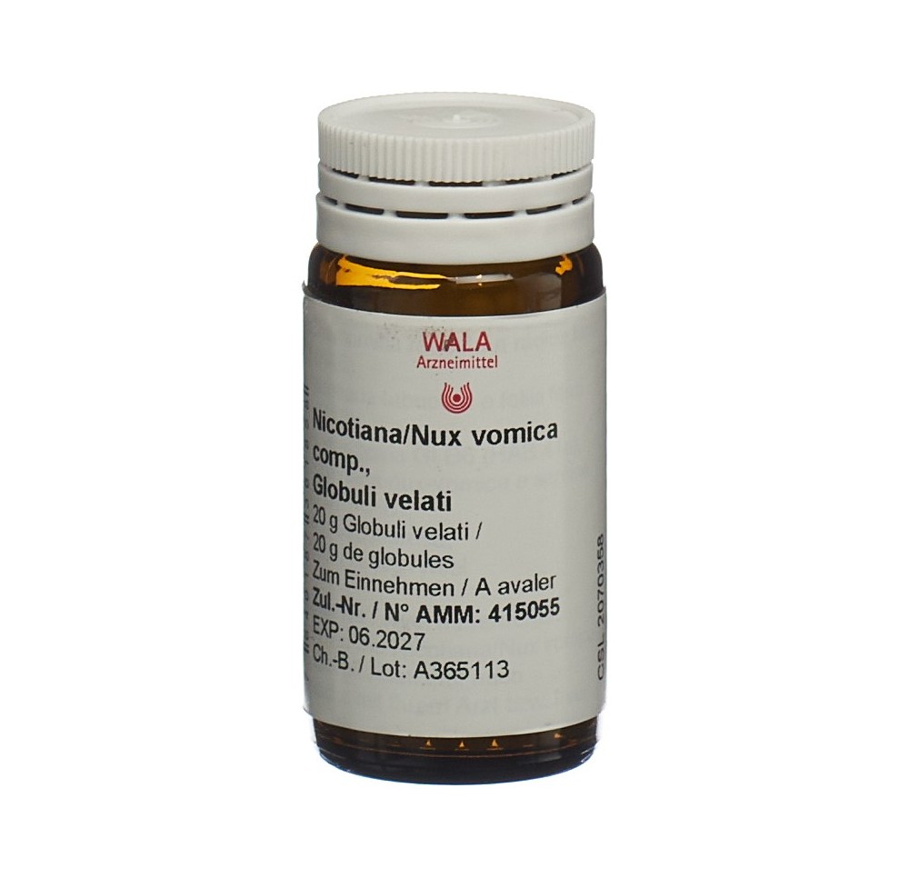 WALA nicotiana/Nux vomica comp glob 20 g