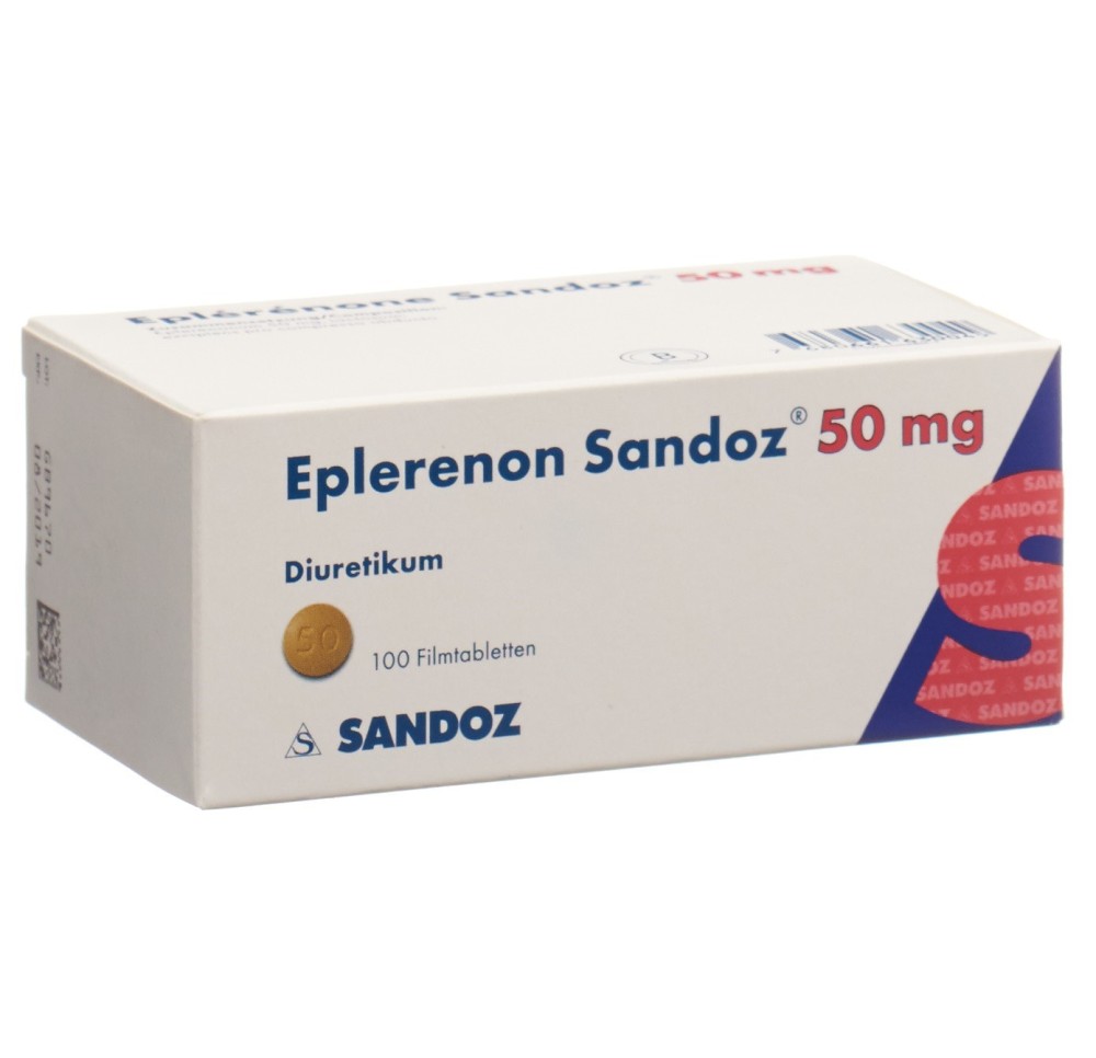EPLERENONE Sandoz cpr pell 50 mg 100 pce