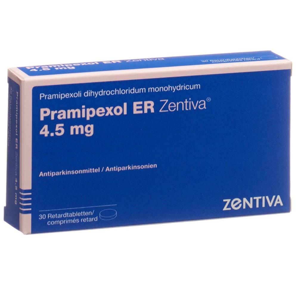 PRAMIPEXOL ER Zentiva cpr ret 4.5 mg 30 pce