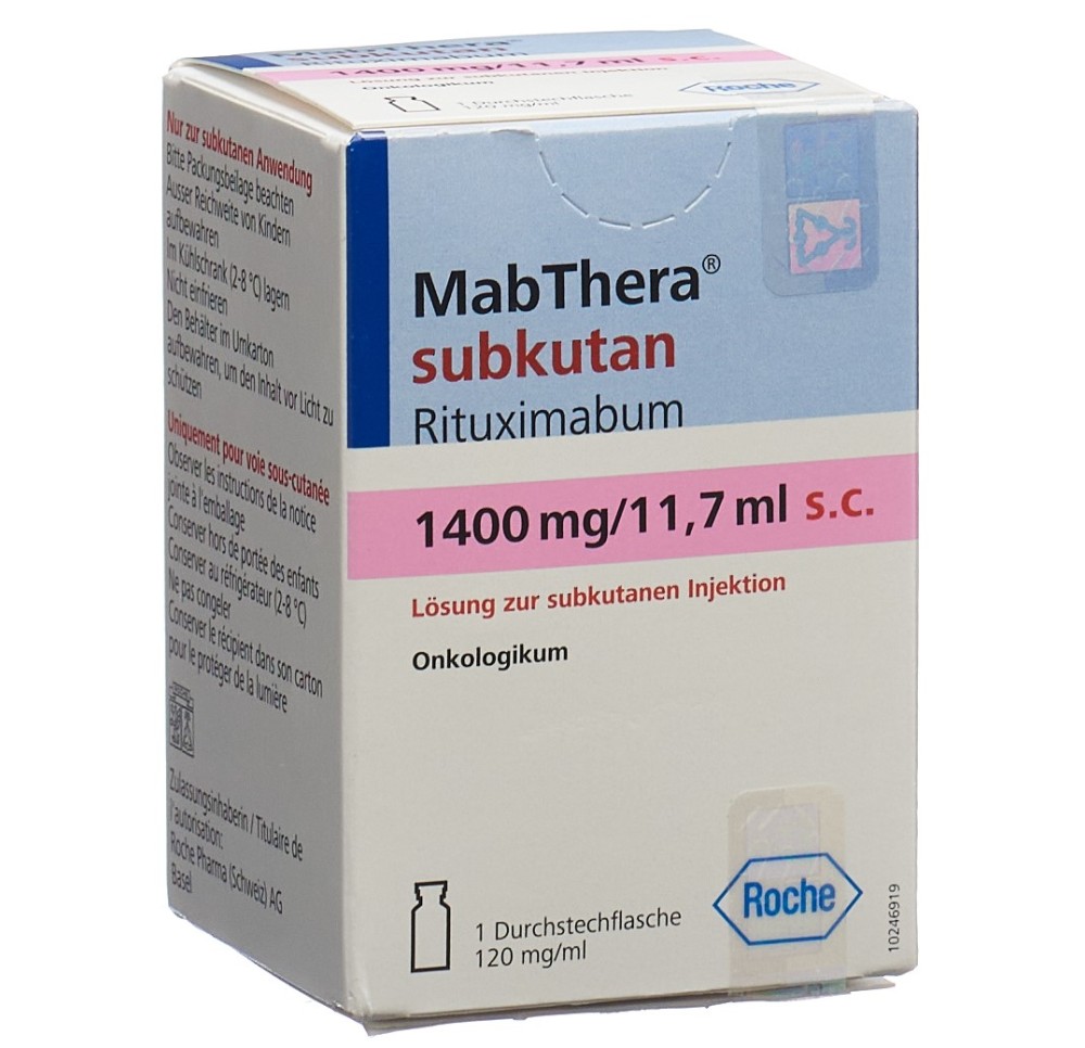 MABTHERA conc inj 1400 mg/11.7ml s.c. flac