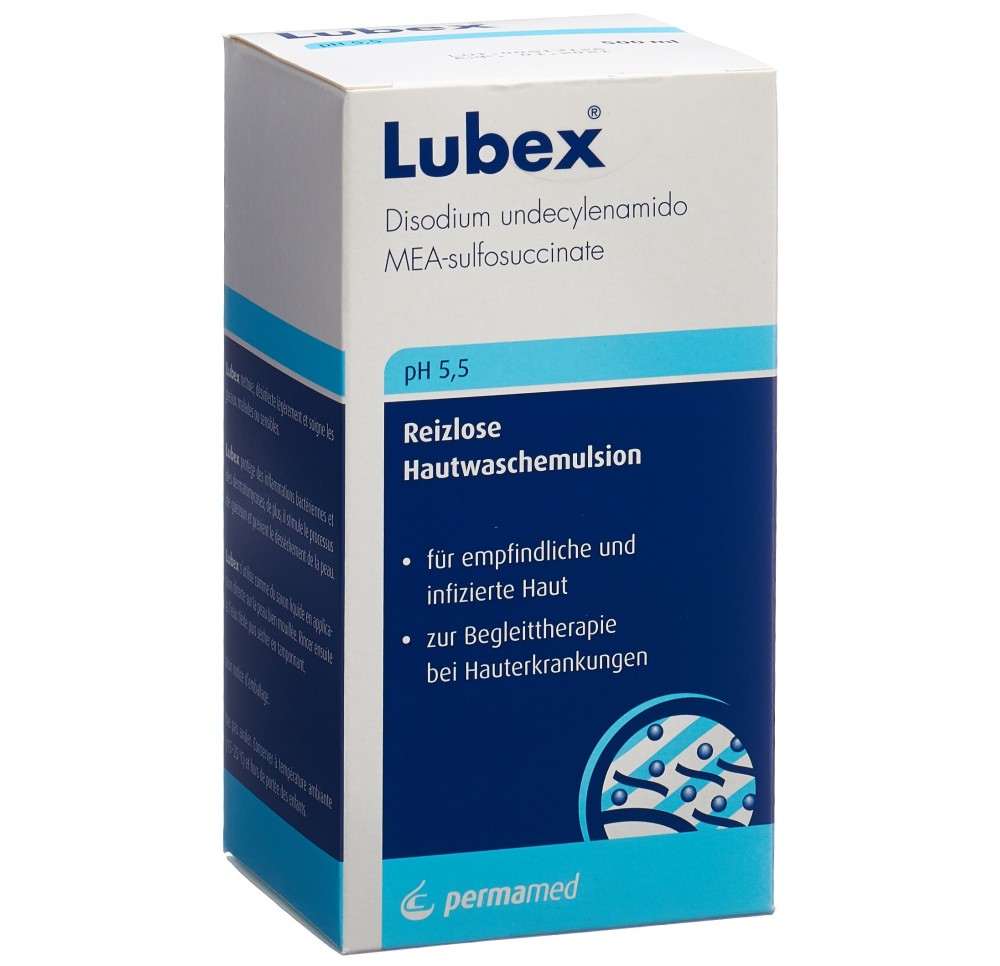 LUBEX émulsion lavante pH 5.5 dist 500 ml