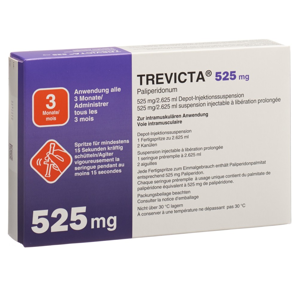 TREVICTA susp inj 525 mg/2.625ml ser pré 2.625 ml