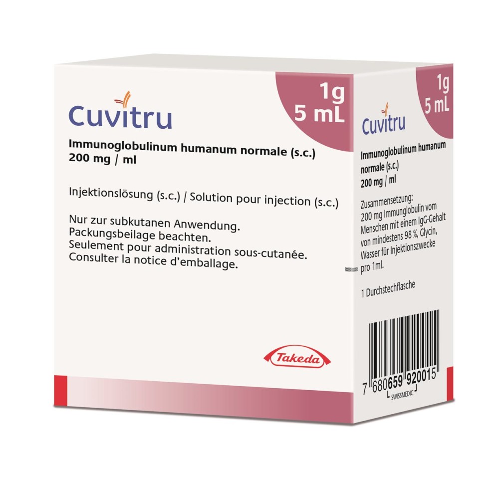 CUVITRU sol inj 1 g/5ml flac 5 ml