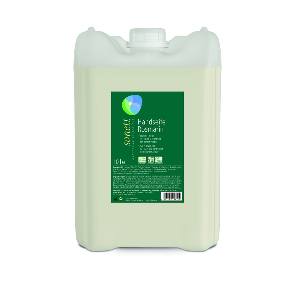 SONETT savon mains romarin bidon 10 lt