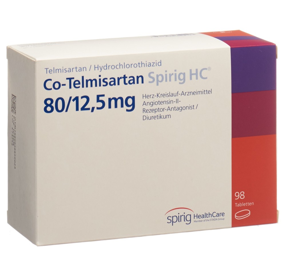 CO-TELMISARTAN Spirig HC cpr 80/12.5 mg 98 pce