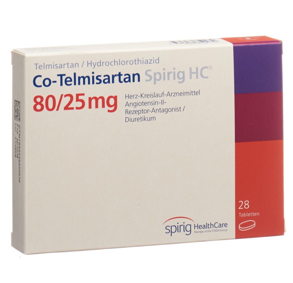 CO-TELMISARTAN Spirig HC cpr 80/25 mg 28 pce