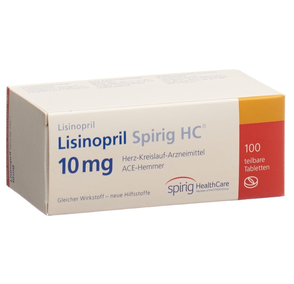 LISINOPRIL Spirig HC cpr 10 mg 100 pce