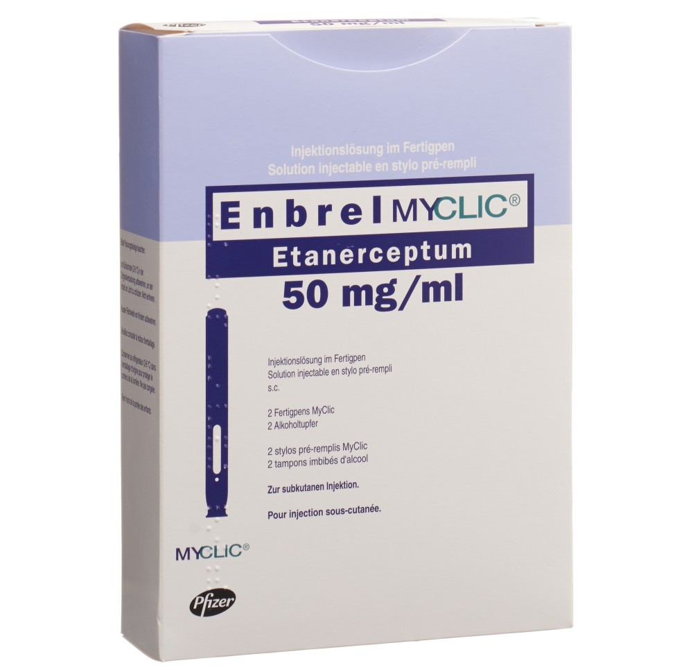 ENBREL MyClic sol inj 50 mg/ml 2 stylo pré 1 ml