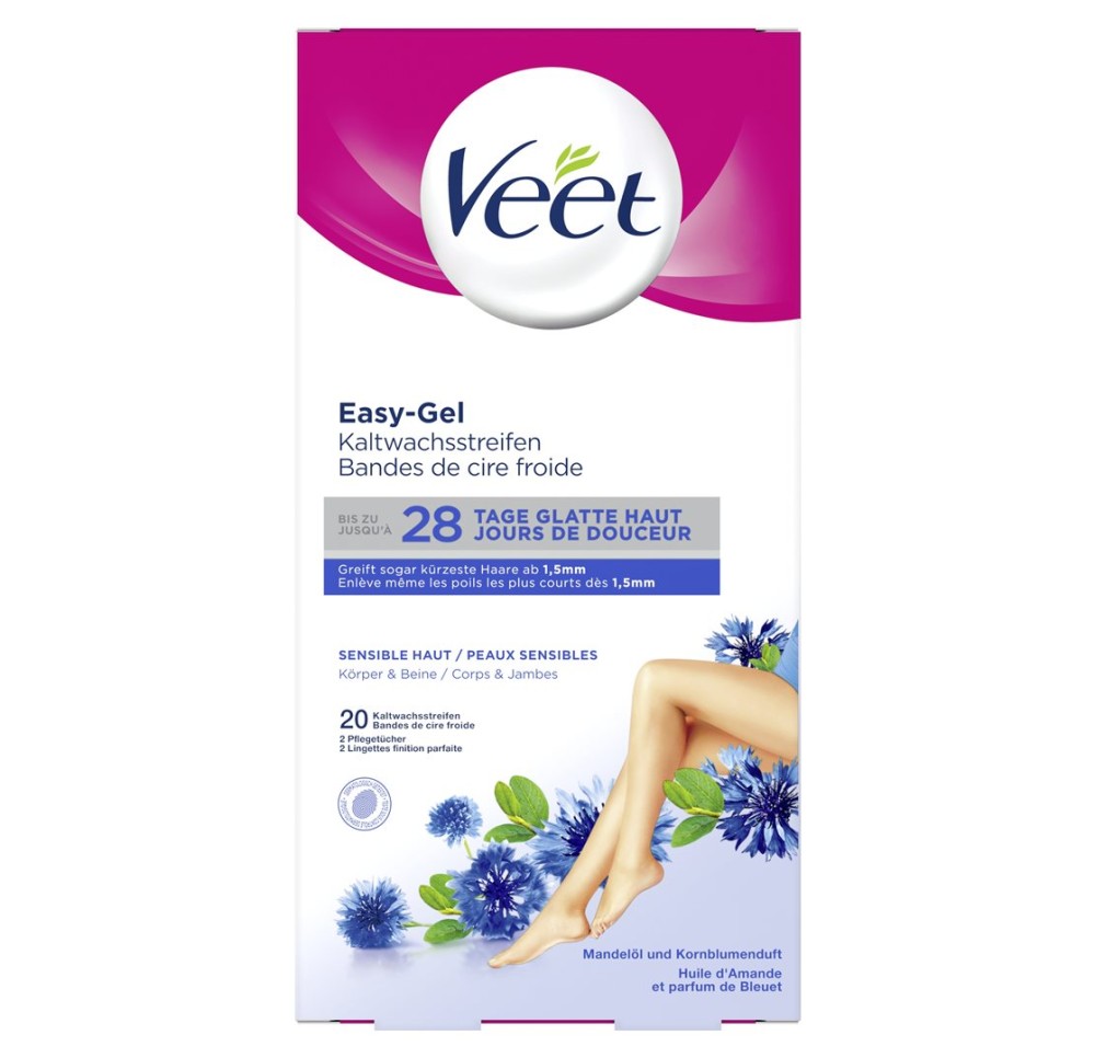 VEET cire froide bande jambe&corps sens 10 x 2 pce