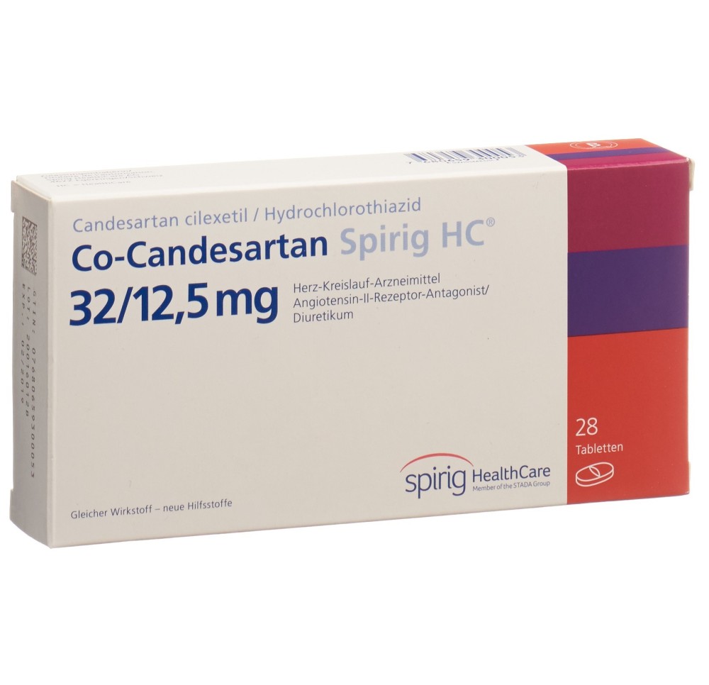 CO-CANDESARTAN Spirig HC cpr 32/12.5mg 28 pce